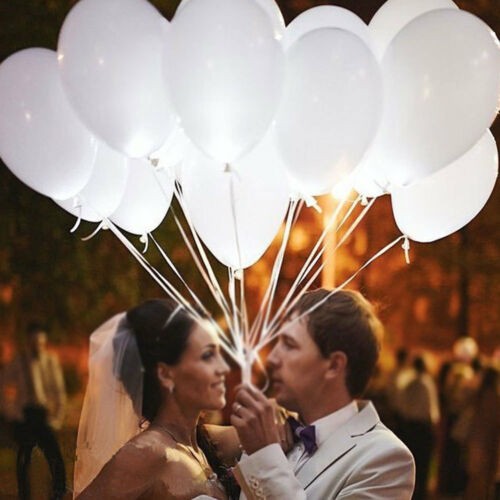 Led ballon wit bruiloft