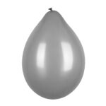 Metallic ballon grijs