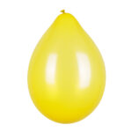 Metallic ballon geel